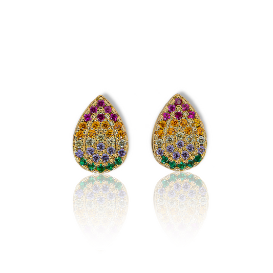 Earrings Colored Drop