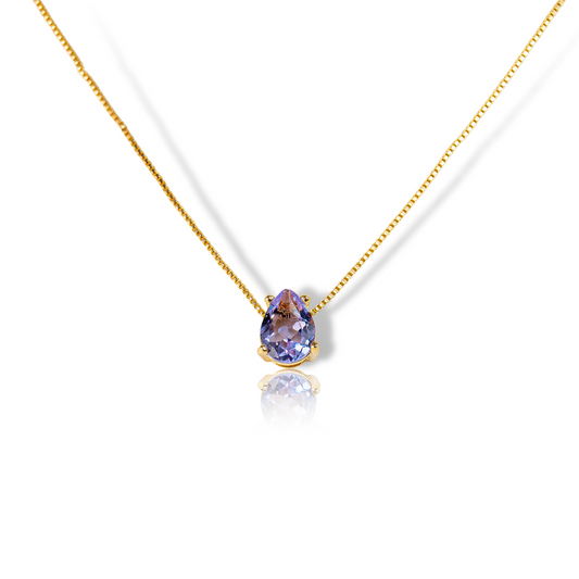 Necklace Tanzanite Gold