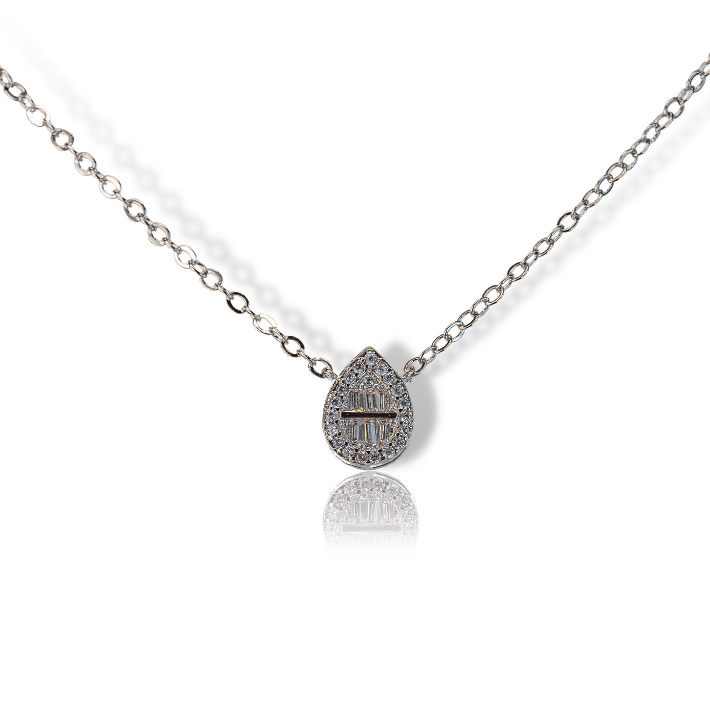 Necklace Zirconia Drop