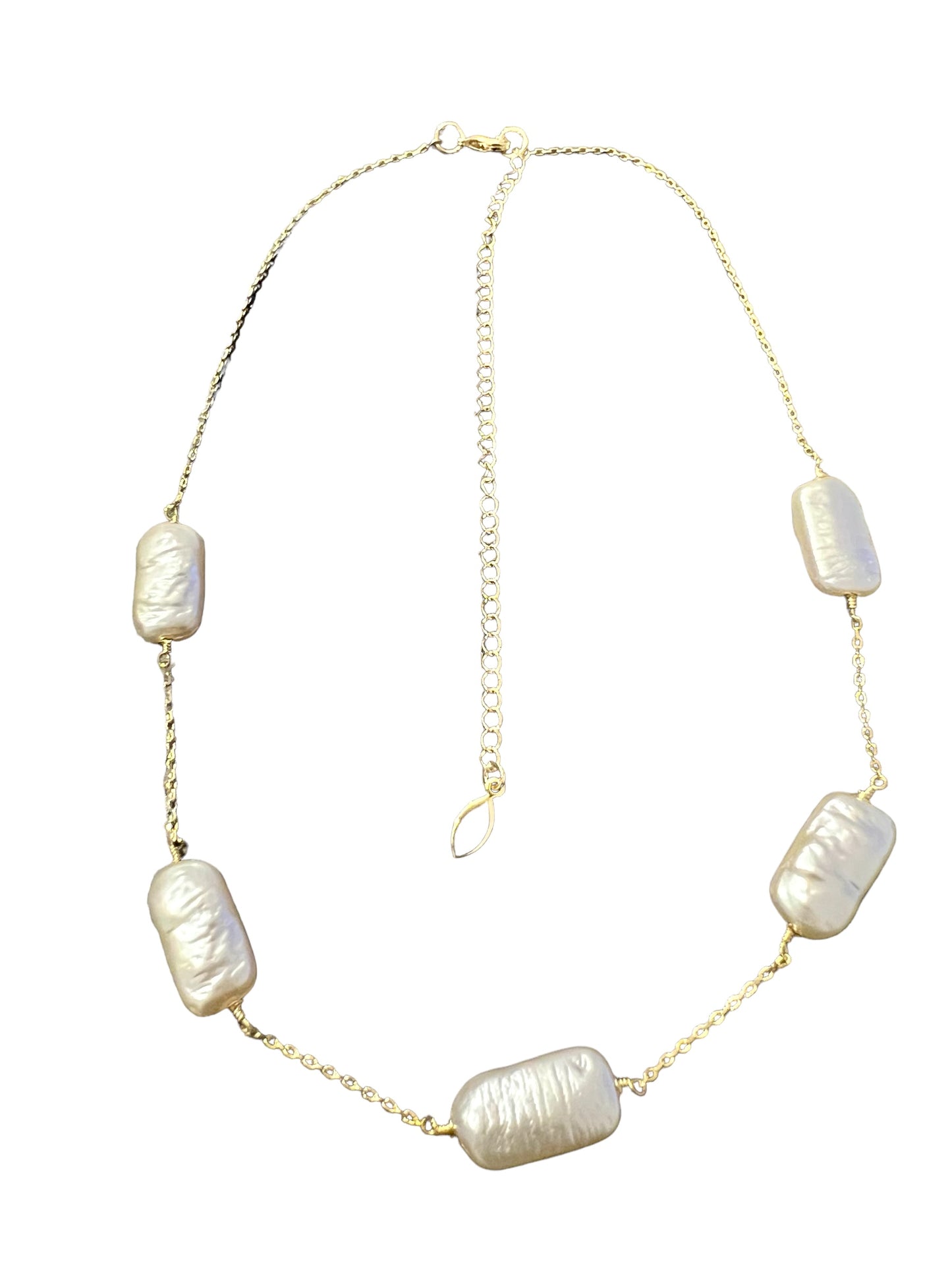 CHOKER GOLD PEARL SEA