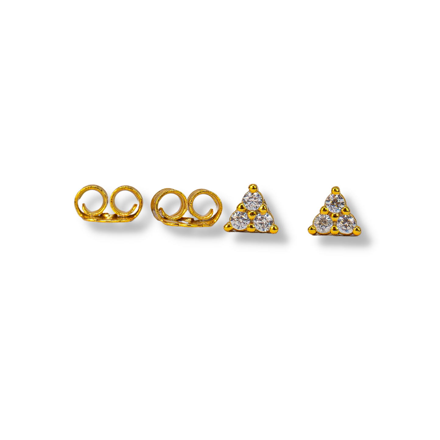 EARRING LIGHT TRIANGLE