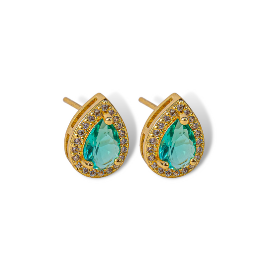 Earring Turmaline Drop