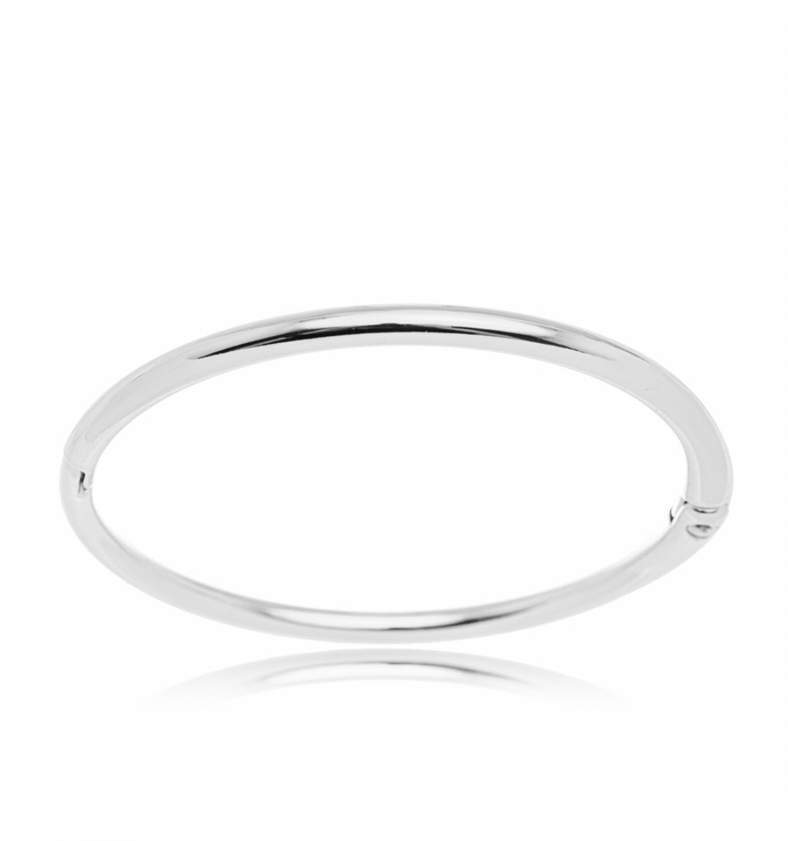 Bracelet Rhodium Flat