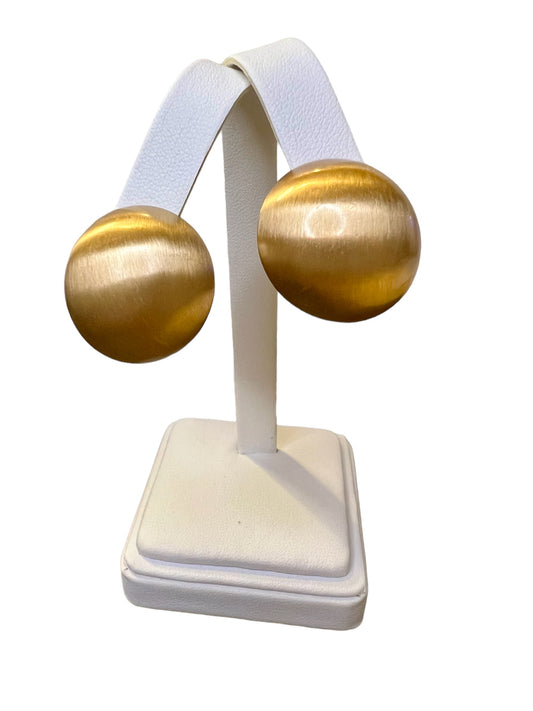 EARRING BUTTON GOLD