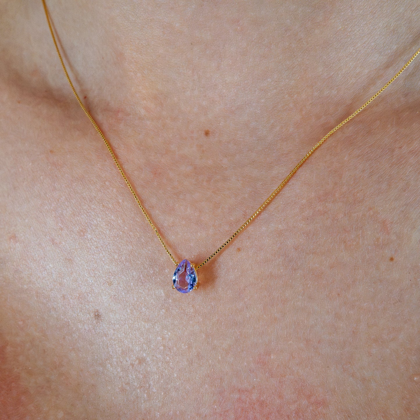 Necklace Tanzanite Gold