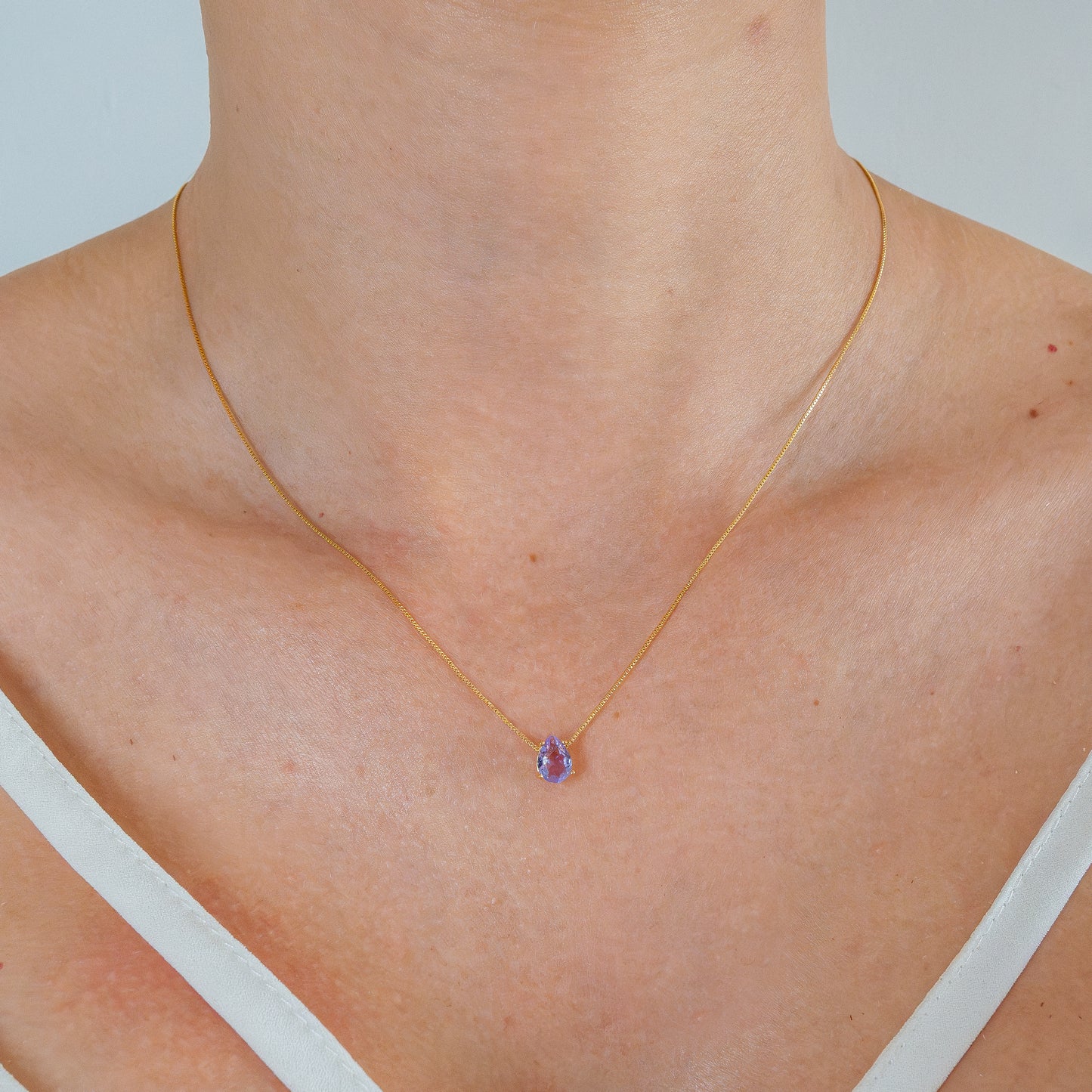 Necklace Tanzanite Gold