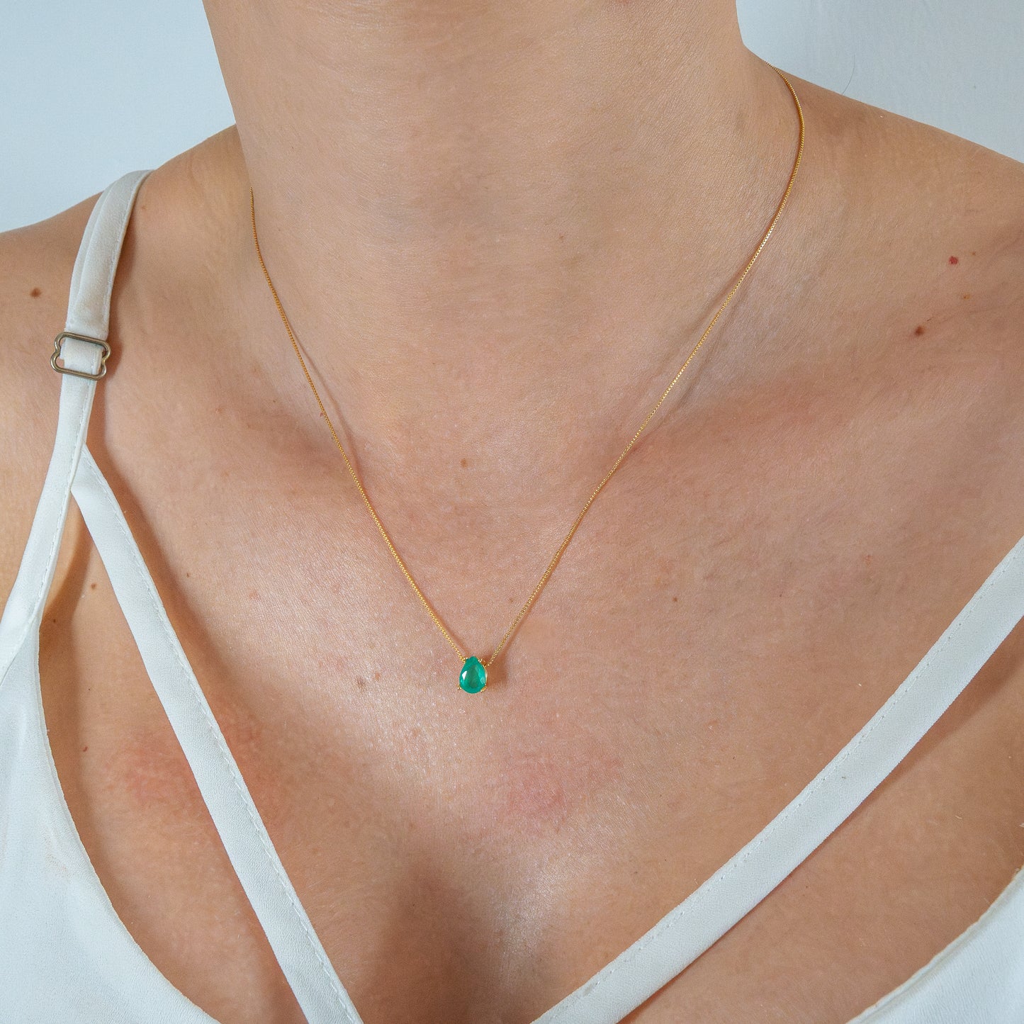 Necklace JADE Drop