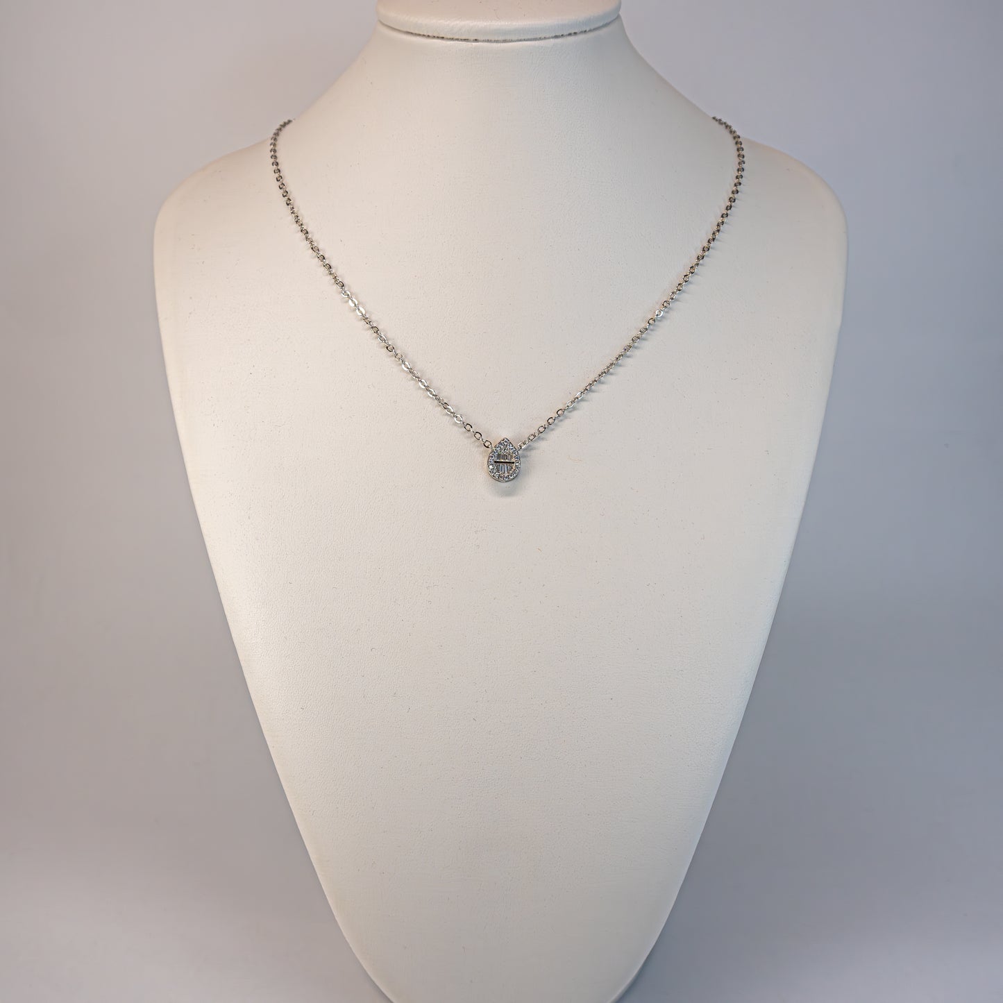 Necklace Zirconia Drop