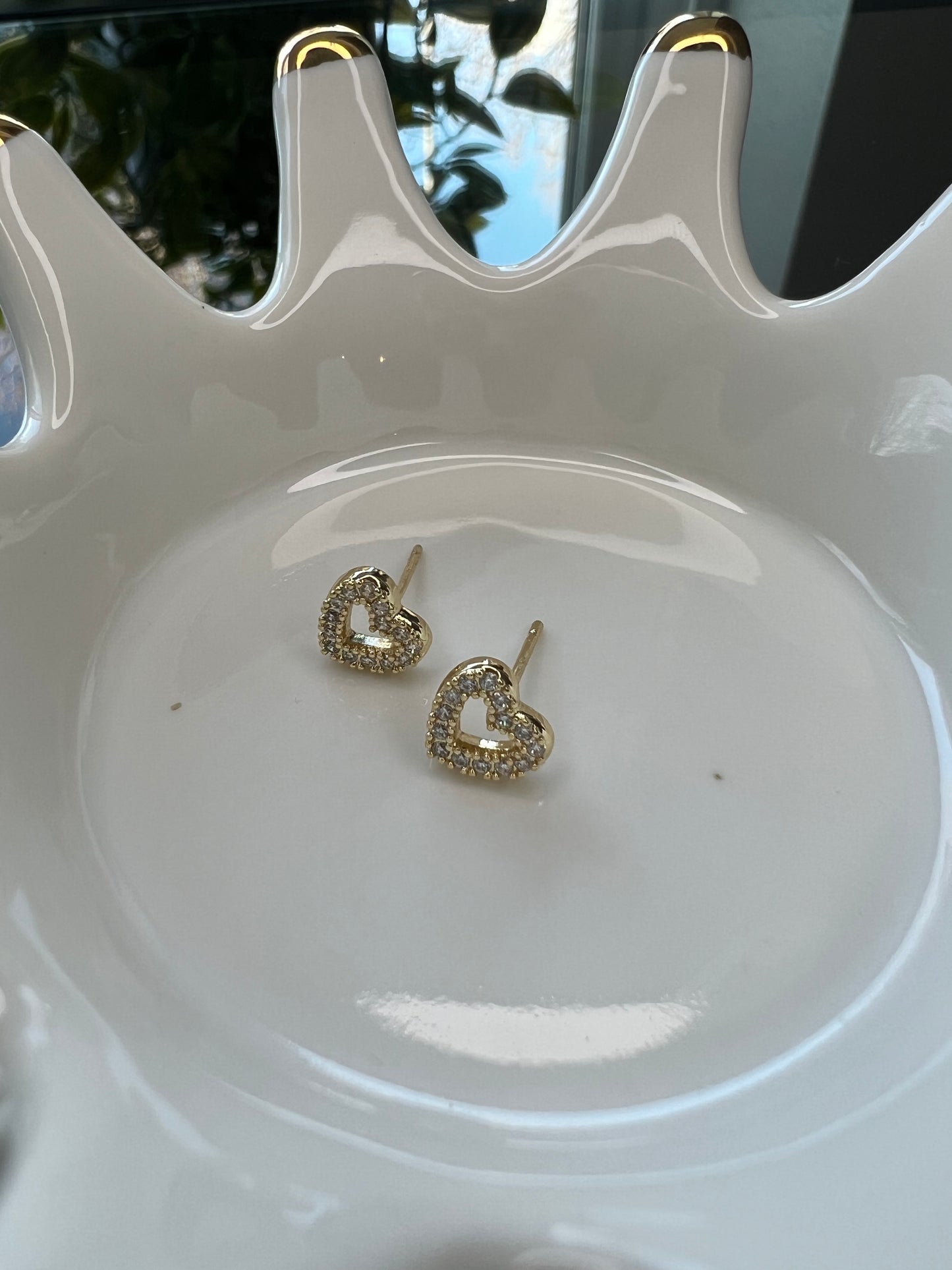 Earring Heart Gold M